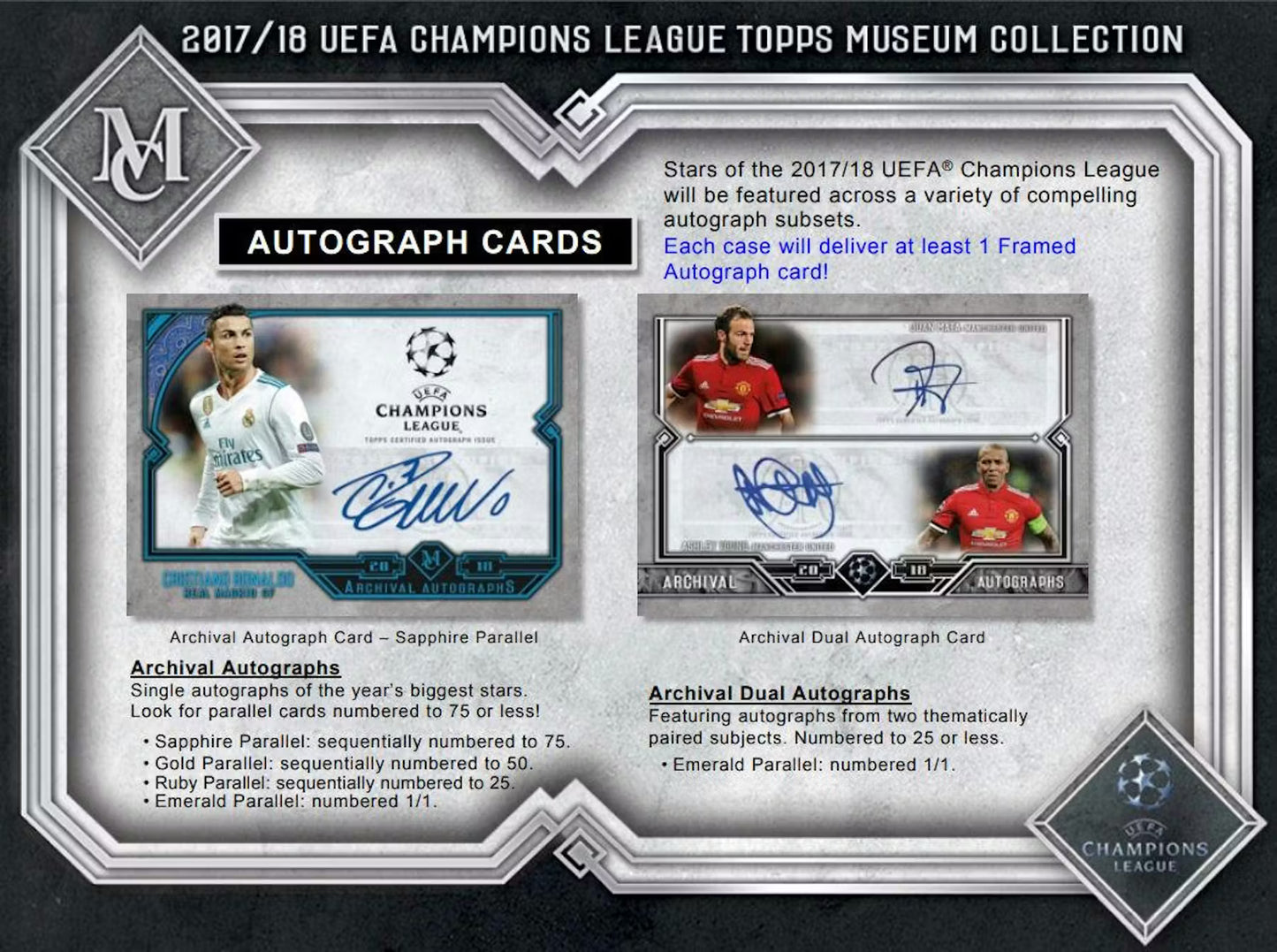 2017/18 Topps UEFA Champions League Museum Collection Soccer Hobby Box