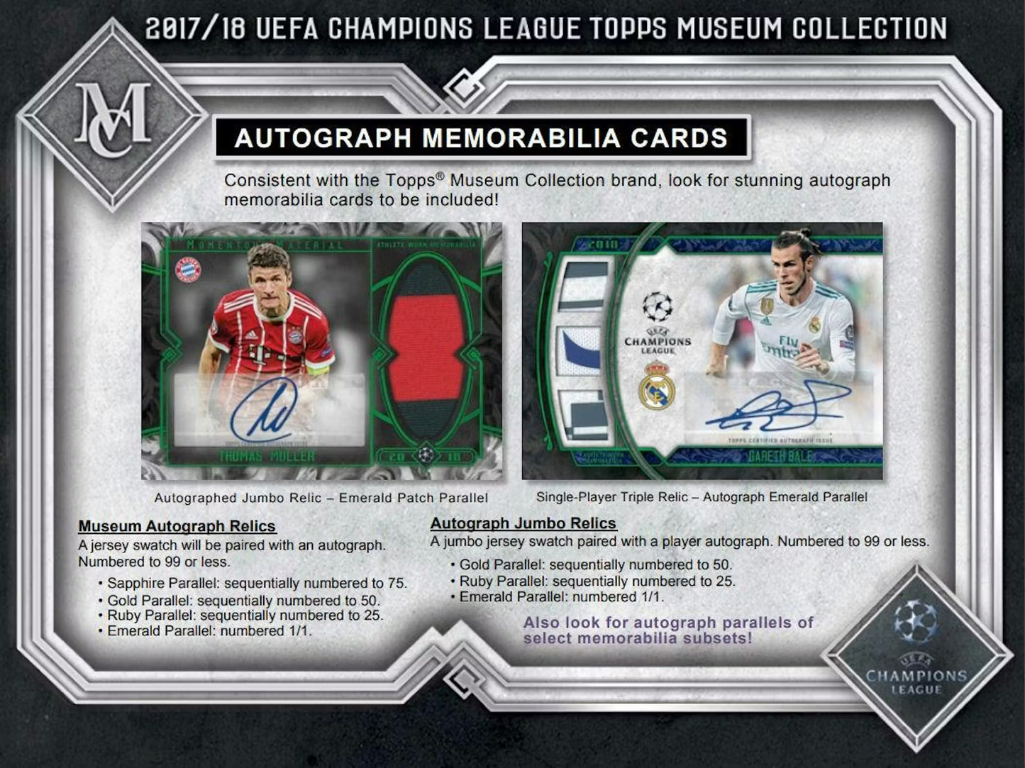 2017/18 Topps UEFA Champions League Museum Collection Soccer Hobby Box