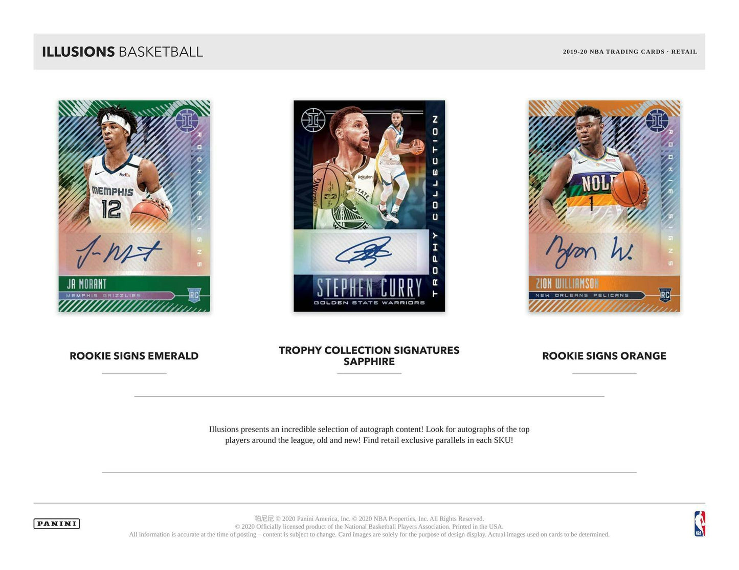 2019/20 Panini Illusions Basketball Mega Box - gallery image 4