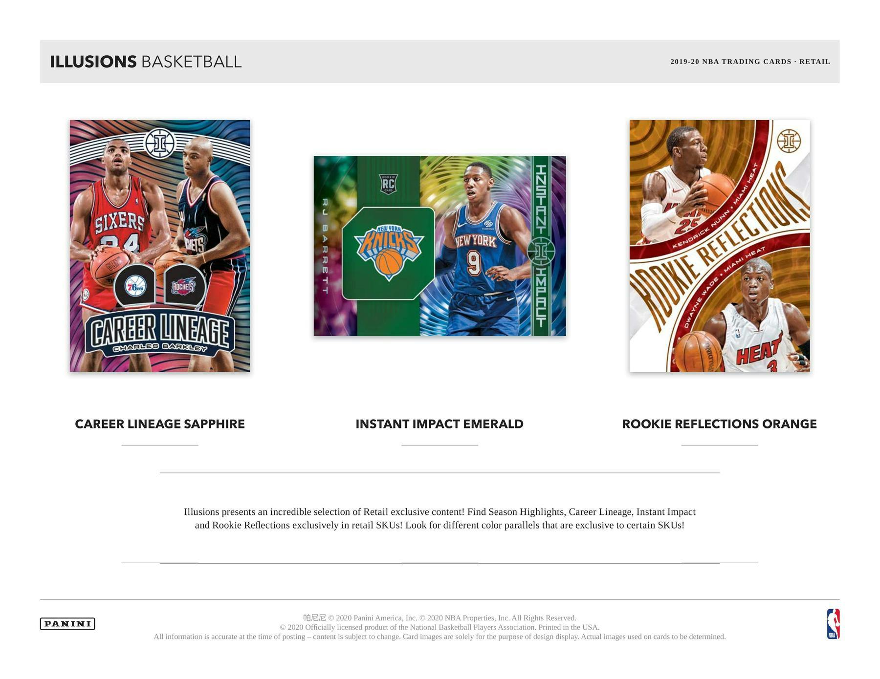 2019/20 Panini Illusions Basketball Mega Box - gallery image 6