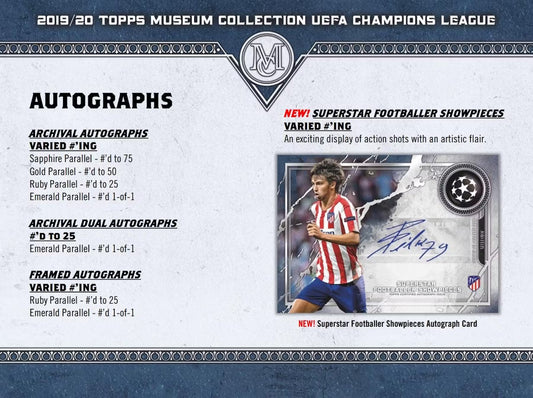 2019/20 Topps UEFA Champions League Museum Collection Soccer Hobby Box