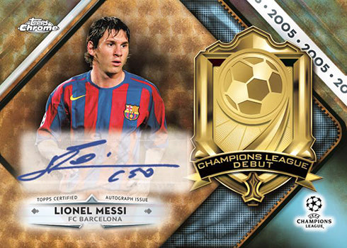 2018/19 Topps Chrome UEFA Champions League Soccer Hobby Box