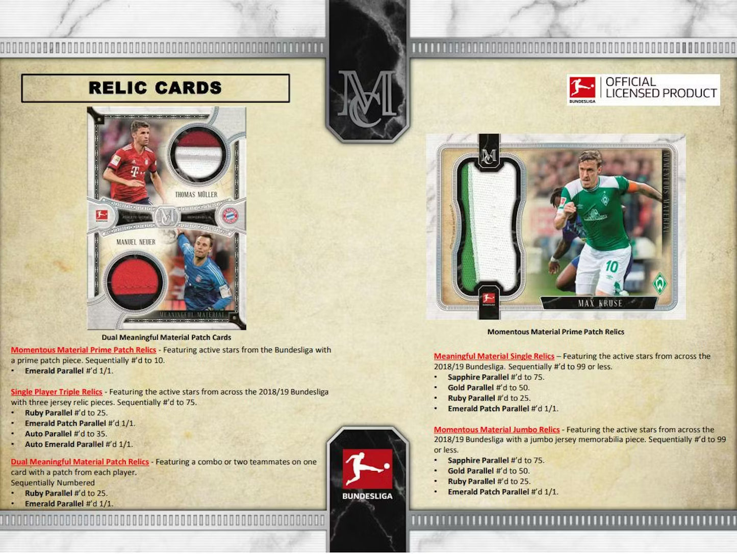 Topps Bundesliga Museum Soccer 2018/19 Hobby Box