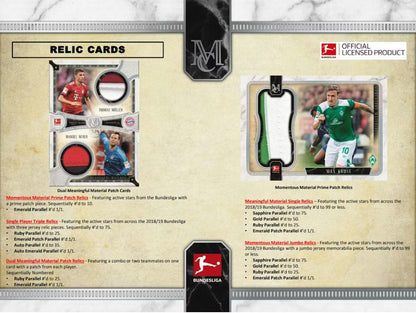 Topps Bundesliga Museum Soccer 2018/19 Hobby Box