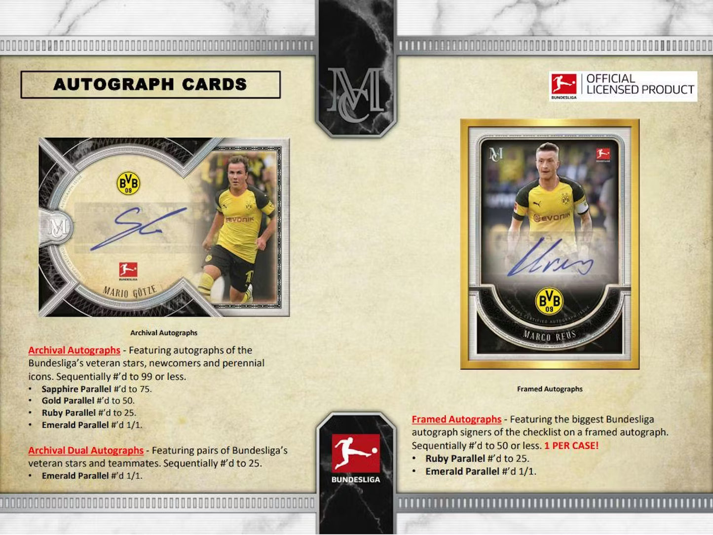 Topps Bundesliga Museum Soccer 2018/19 Hobby Box