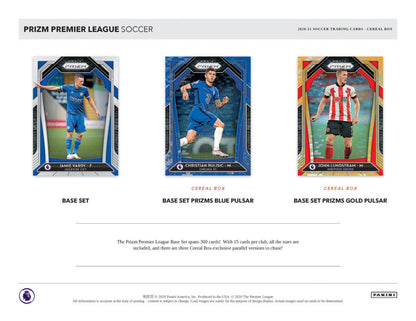 Panini Prizm Premier League Soccer 2020/21 Hobby Box