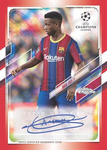2020-21 Topps Chrome UEFA Champions League Blaster Box