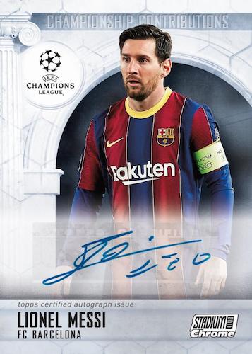 Topps Stadium Club Chrome UEFA Champions League Soccer 2020/21  Hobby Box