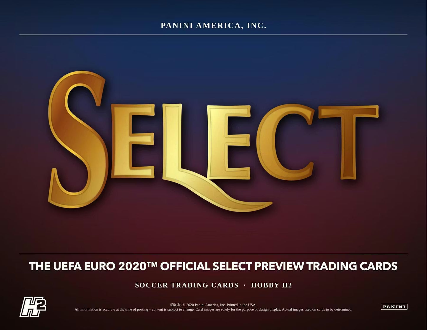2019/20 Panini Select UEFA Euro Soccer Hybrid Box