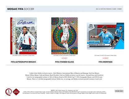 Panini Mosaic FIFA Road to World Cup 2021/22 Mega Box