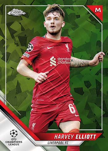 2021-22 Topps Chrome UEFA Champions League Sapphire Edition Soccer Case