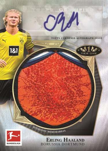 Topps Tier One Bundesliga Soccer 2021/22 Hobby Box