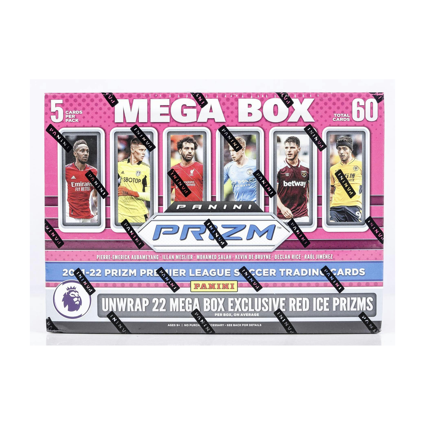 2021/22 Panini Prizm Premier League EPL Soccer Mega Box (Red Ice Prizms!)