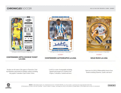 2022/23 Panini Chronicles Soccer Multi-Pack 12 Pack Box