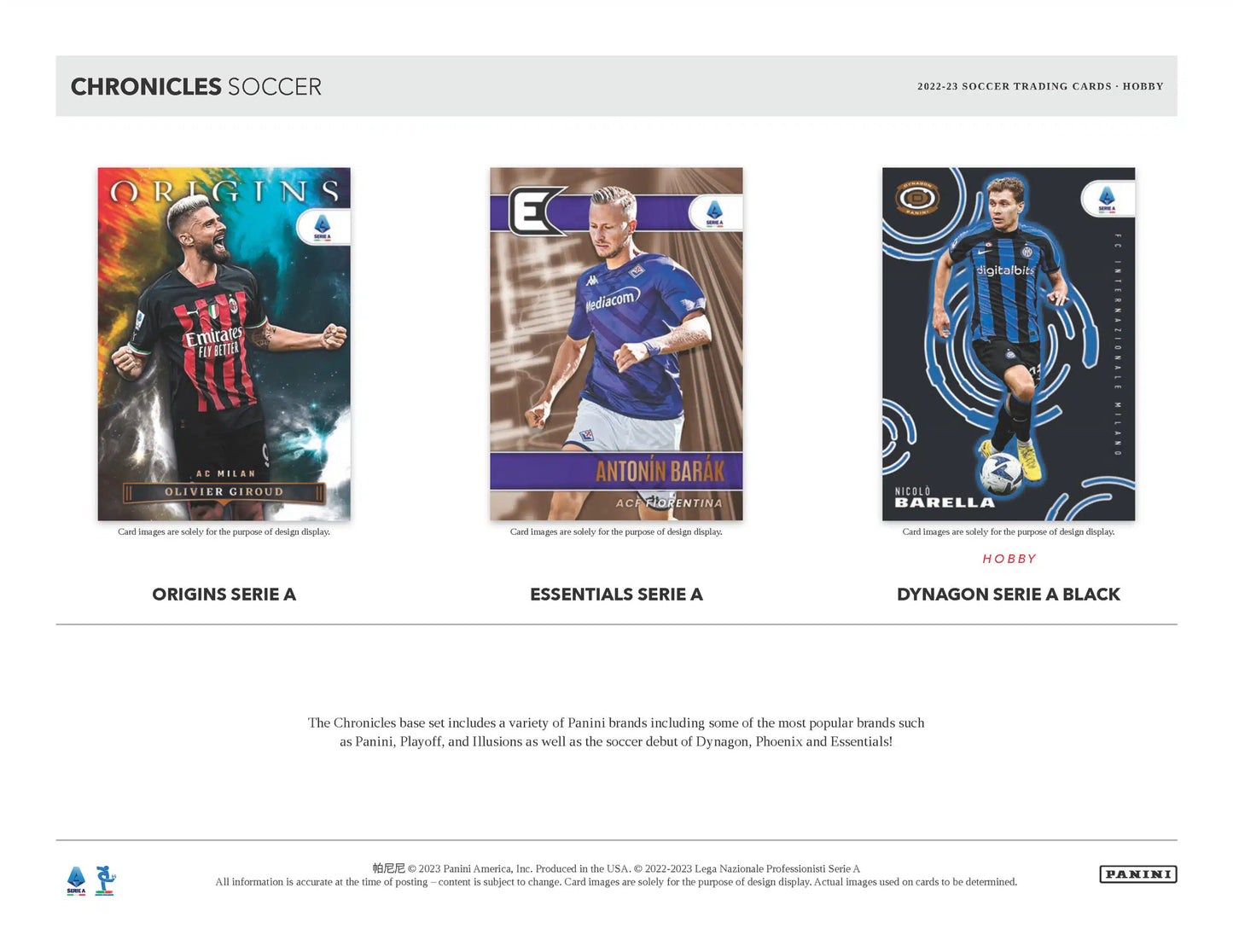 2022/23 Panini Chronicles Soccer Multi-Pack 12 Pack Box