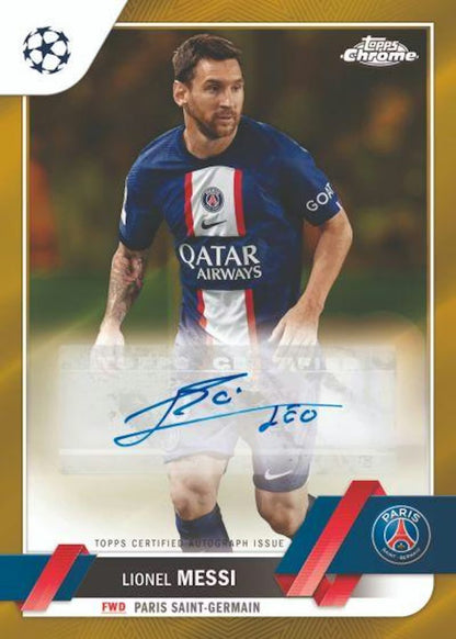 Topps Chrome UEFA Soccer Hobby 2022/23 Lite Box