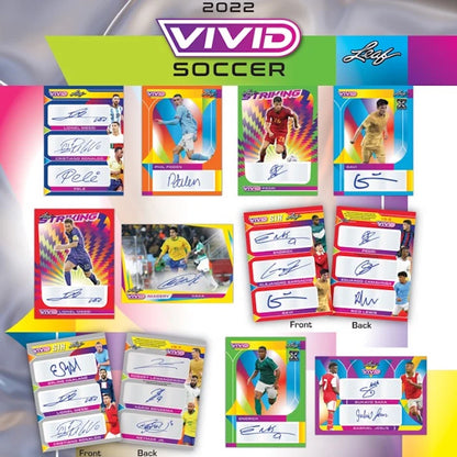 2022 Leaf Vivid Hobby Box Soccer