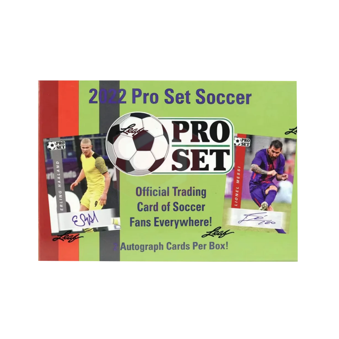 2022 Leaf Pro Set Soccer Hobby Box