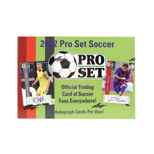 2022 Leaf Pro Set Soccer Hobby Box