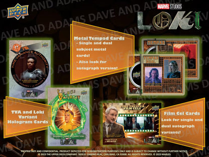 Upper Deck Marvel Studios Loki 2023 – insert card previews
