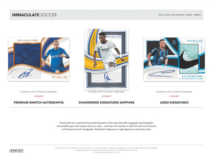 Étui de football Panini Immaculate 2023/24 - Précommande