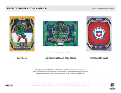 Panini Prizm Copa America 2024 Soccer Mega Box Case