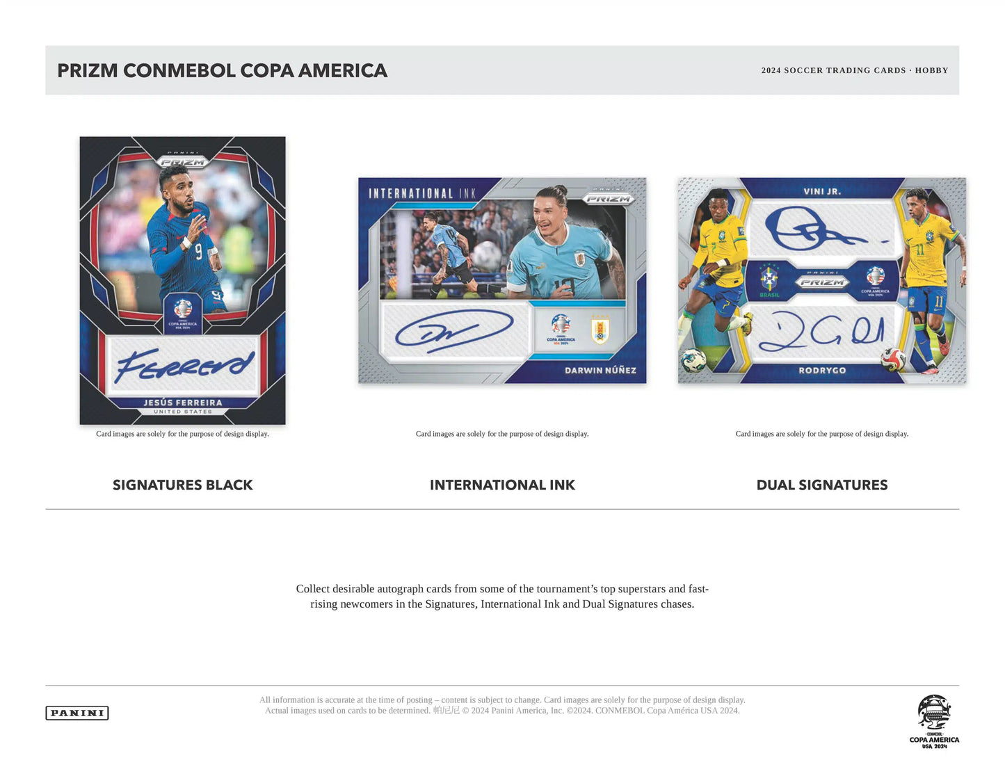 Panini Prizm Copa America 2024 Soccer Mega Box Case