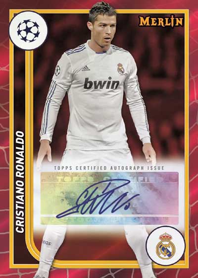 2023/24 Topps Chrome Merlin UEFA Club Competitions Soccer 7-Pack Blaster Box