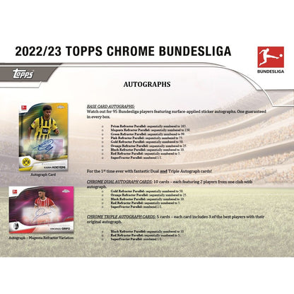 Topps 2022/23 Chrome Bundesliga Soccer Hobby Box