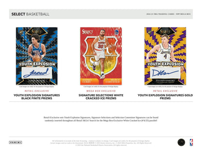 Panini Select Basketball Cracked Ice 2024/25 Retail Mega Box - gallery image 5