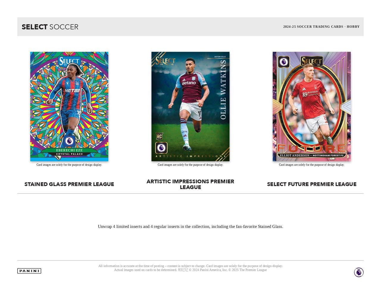 Panini Select English Premier League Soccer 2024/25 Case - Pre order