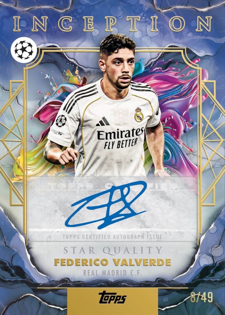 Topps Inception UEFA Club Competitions 2025/26 Hobby Box