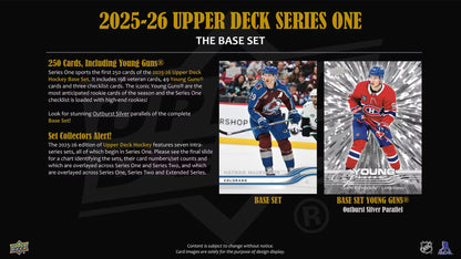 Upper Deck Series 1 Hockey 2025/26 Blaster Box
