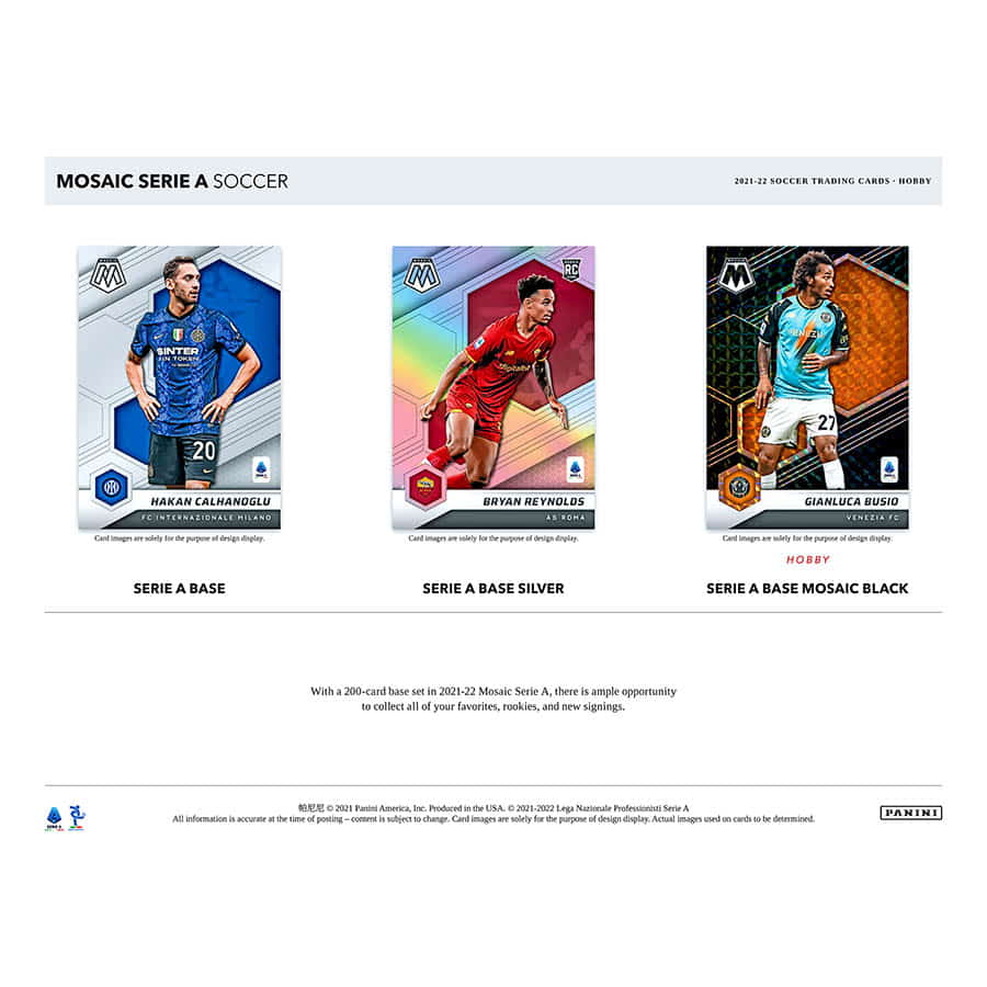 Panini Mosaic Serie A Soccer 2021/22 Hobby Box