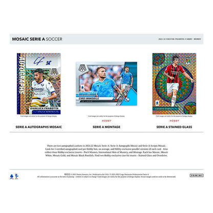 Panini Mosaic Serie A Soccer 2021/22 Hobby Box
