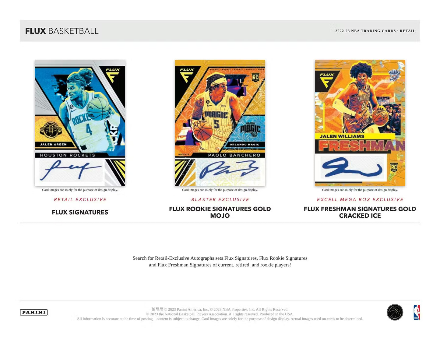 Panini Flux Basketball 2022/23 Blaster Box