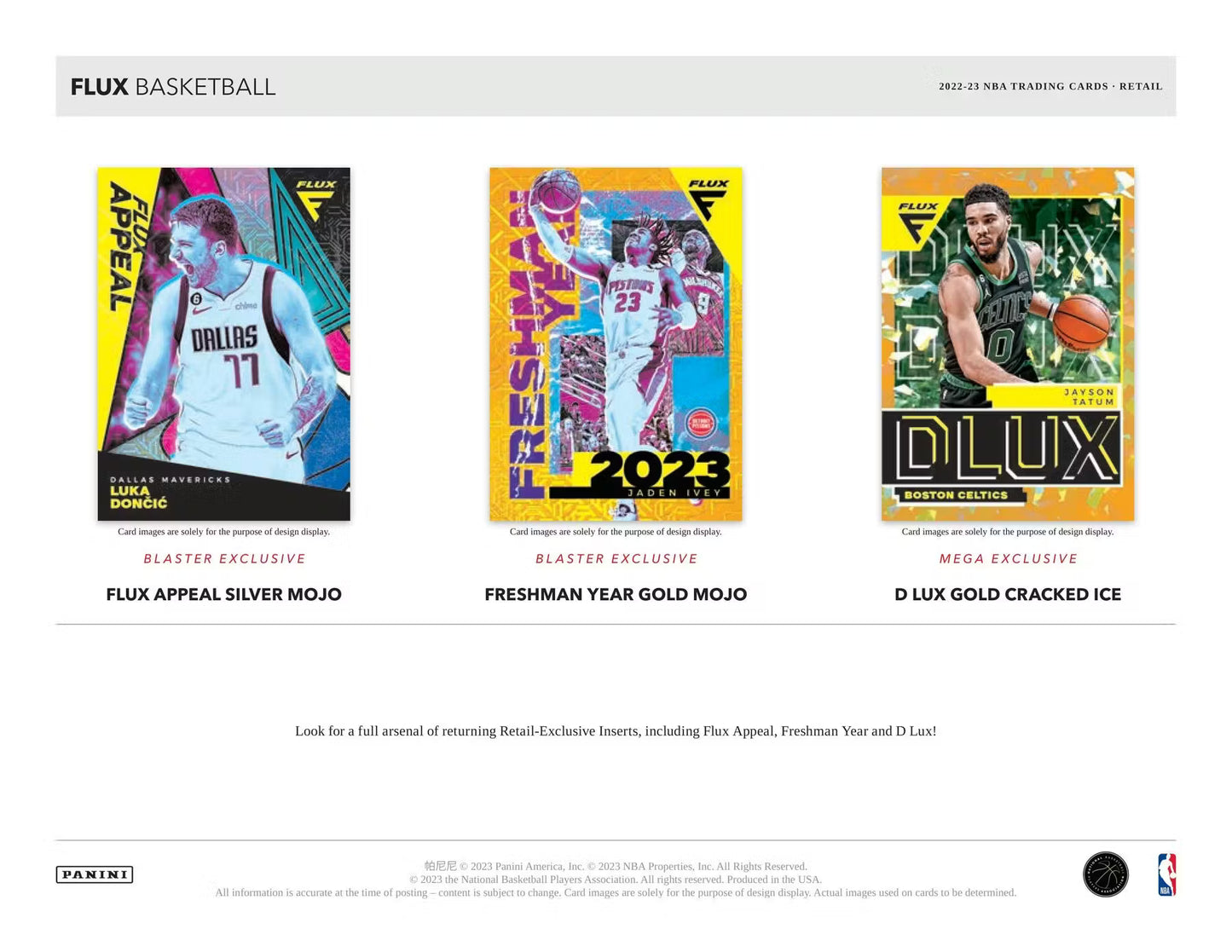 Panini Flux Basketball 2022/23 Blaster Box