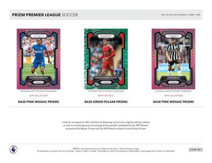 Panini Prizm Premier League Soccer 2023/24 – base card parallel previews