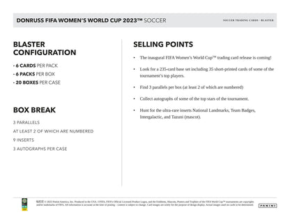 2023 Panini Donruss Soccer FIFA Women's World Cup Blaster Box - gallery image 8