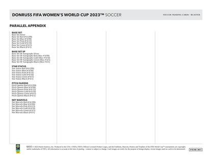 2023 Panini Donruss Soccer FIFA Women's World Cup Blaster Box - gallery image 9