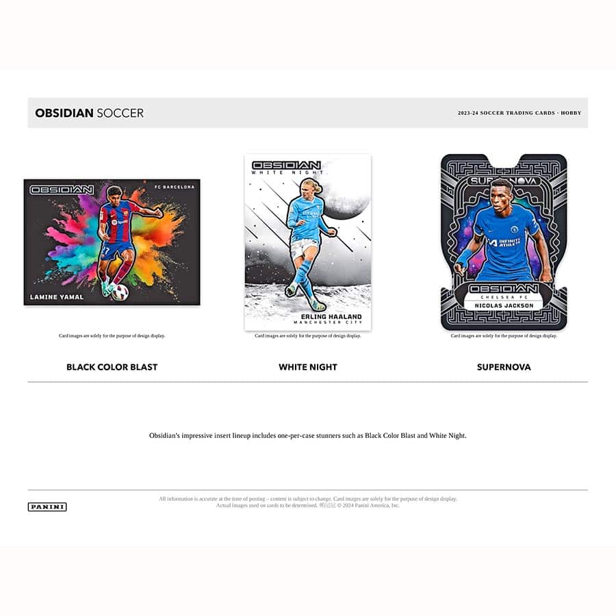 Panini Obsidian Soccer Hobby Box 2023/24 Case