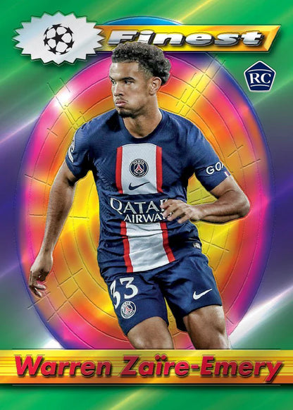 Topps Finest 2022/23 UEFA Club Competitions Hobby 6x Box Case