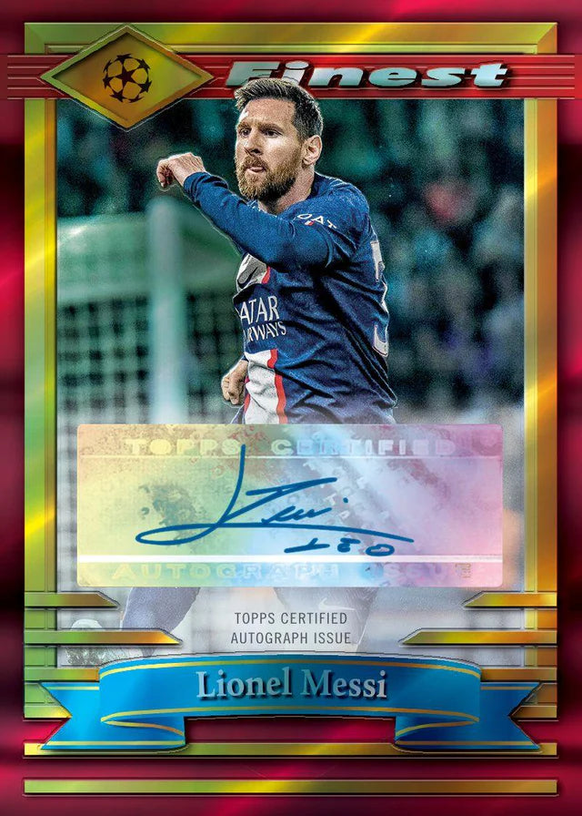 Topps Finest 2022/23 UEFA Club Competitions Hobby 6x Box Case