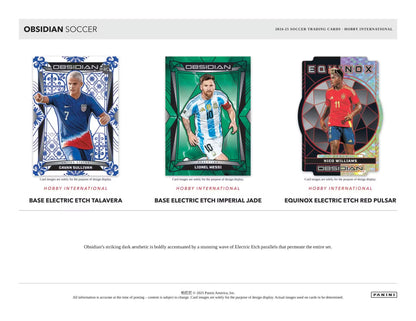Panini Obsidian Soccer International 2024/2025 Case