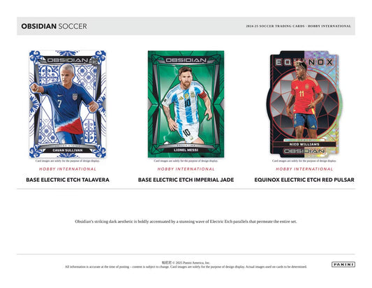 Panini Obsidian Soccer International 2024/2025 Case