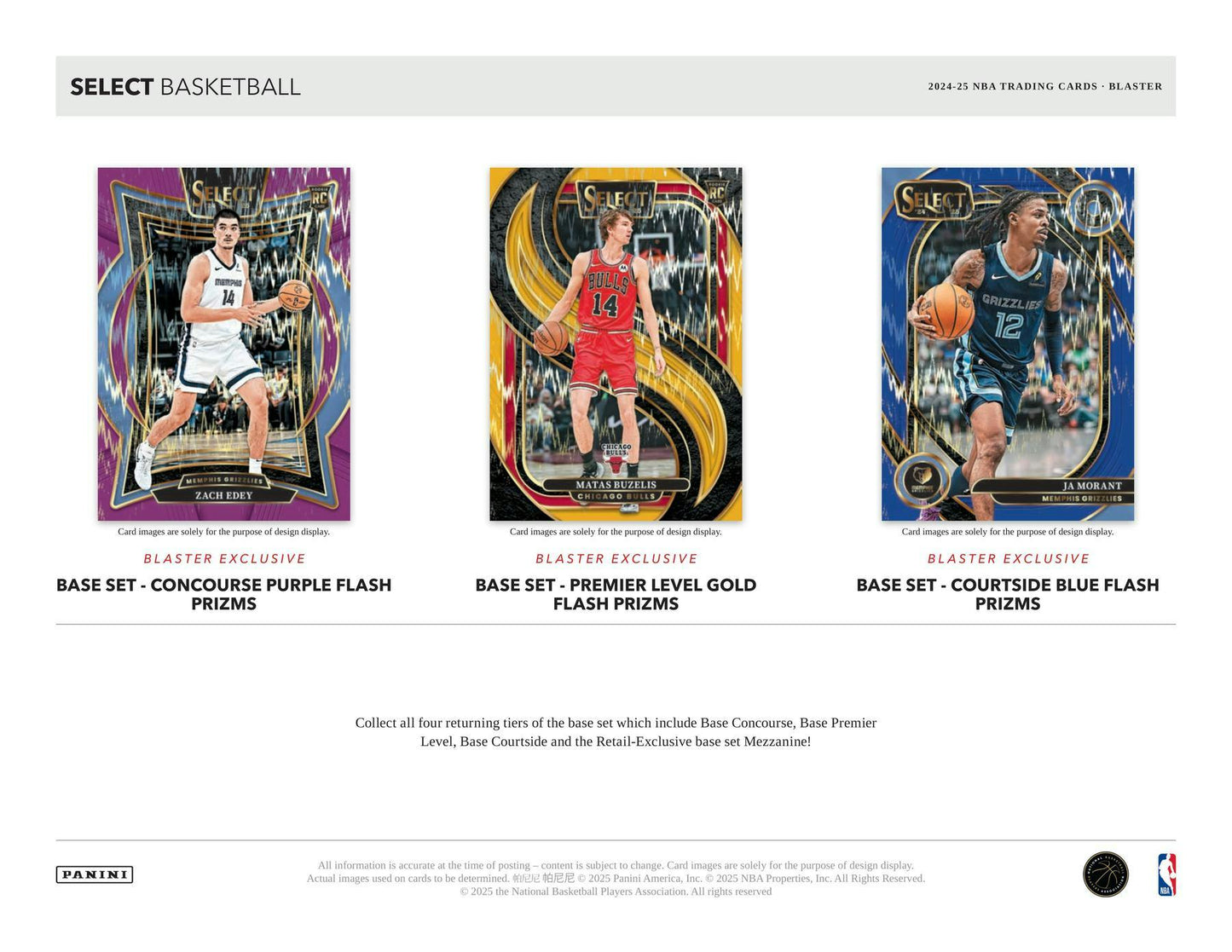 Panini Select Basketball 2024/25 Blaster Box - gallery image 4