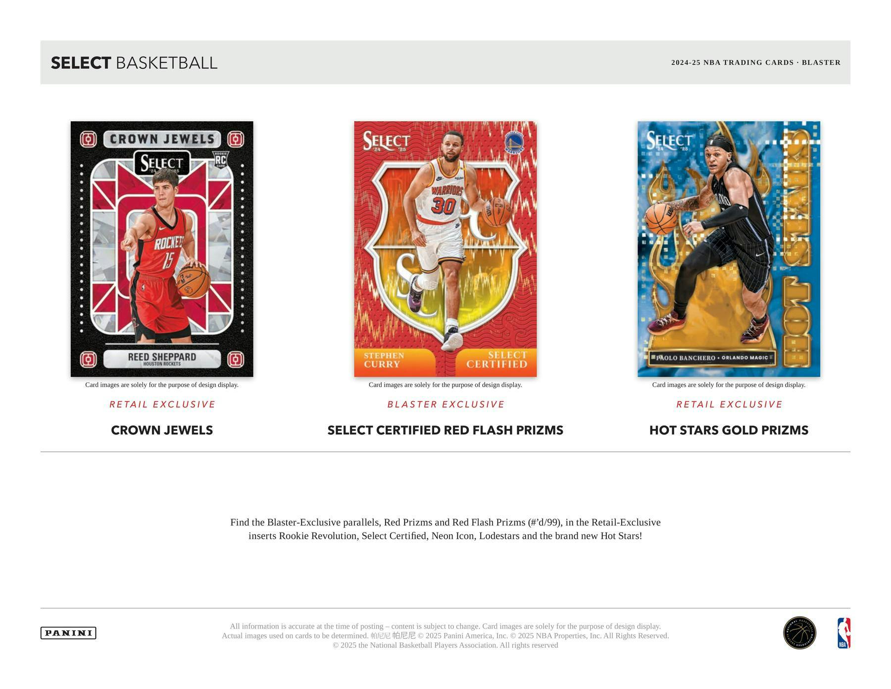 Panini Select Basketball 2024/25 Blaster Box - gallery image 5