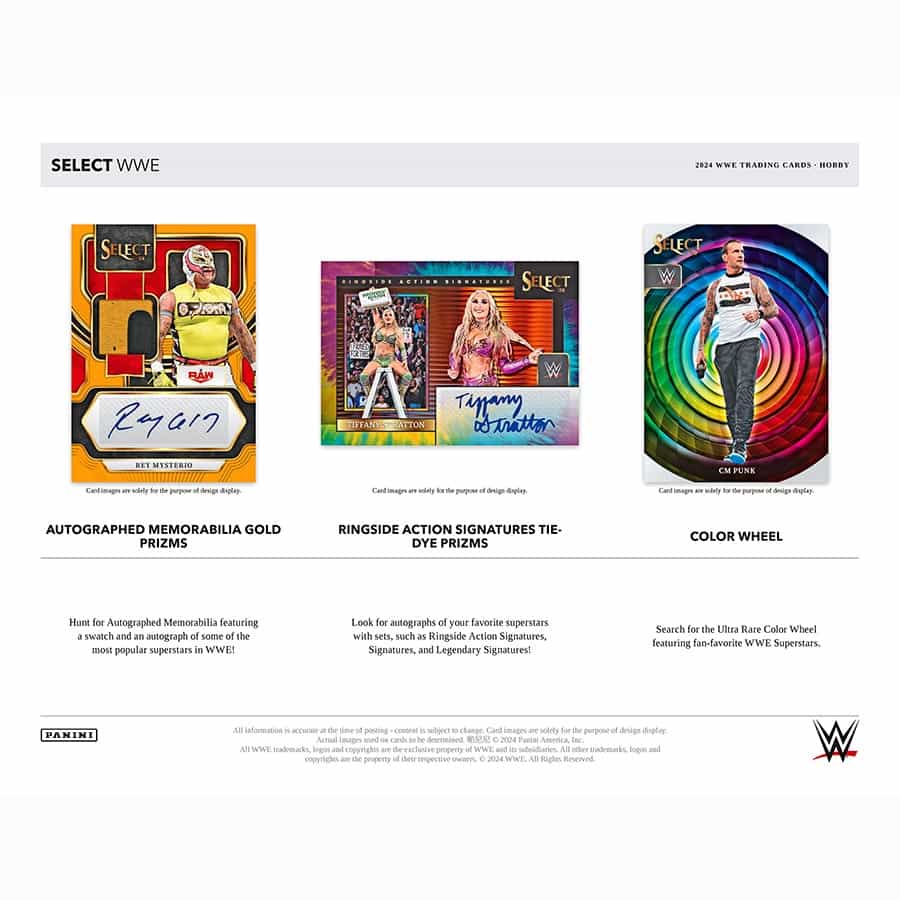Panini Select WWE 2024 Hobby Case