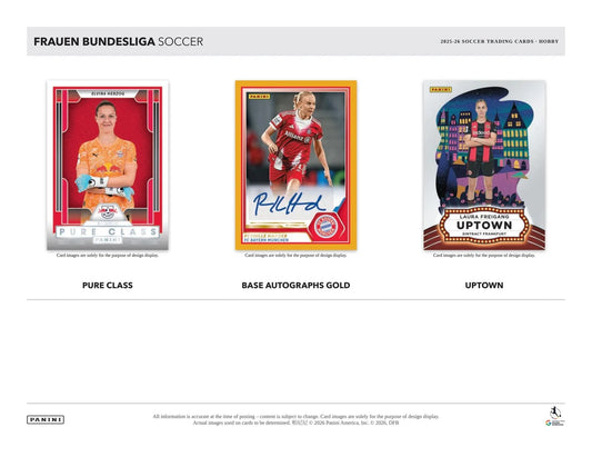 Panini Frauen Bundesliga Soccer 2025/26 Hobby Box