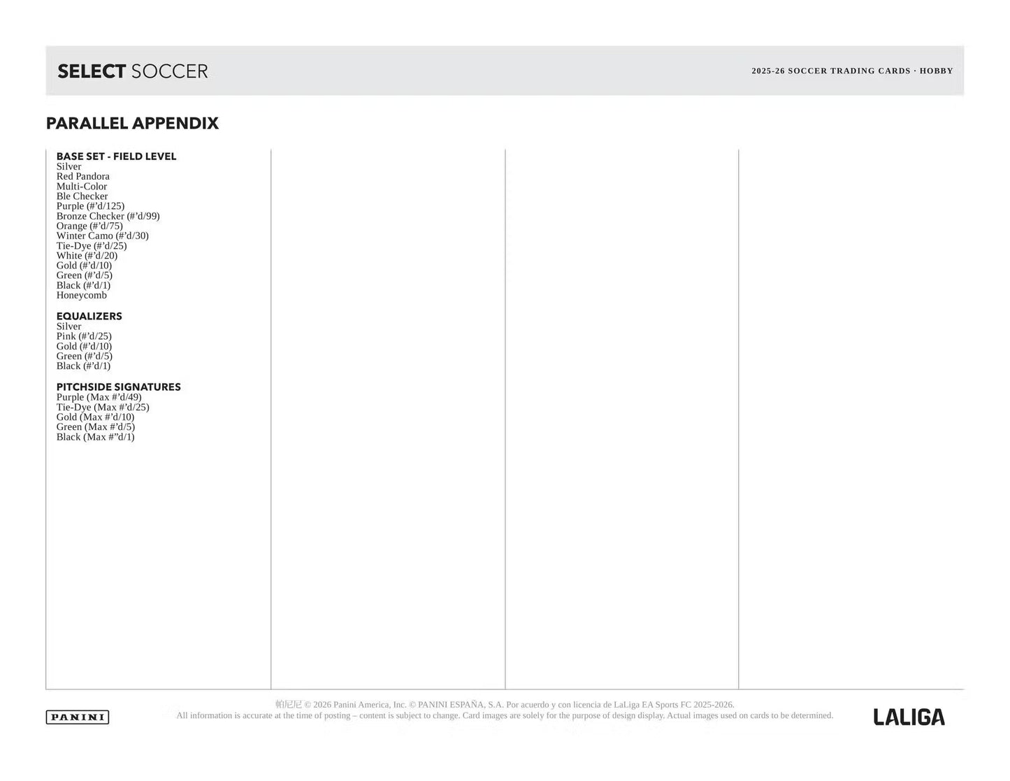 2025-26 Panini Select La Liga Hobby Box Case